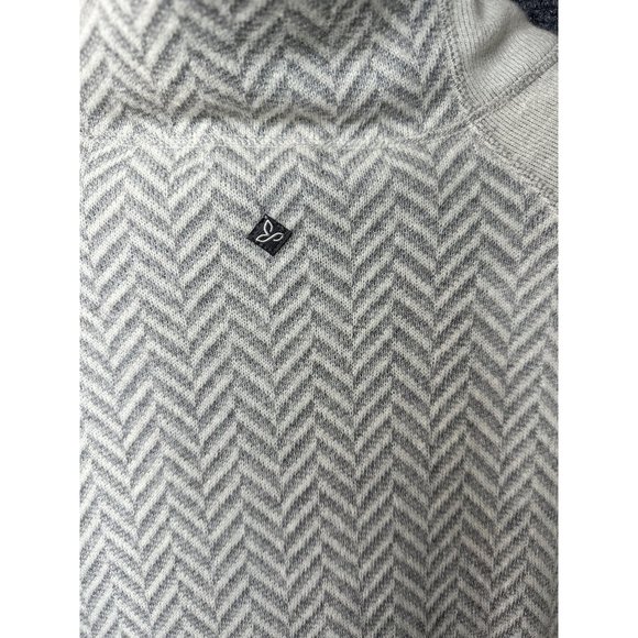 Prana Lucia Wool Blend Mock Neck Sweater Size Small Gray - Picture 4 of 12